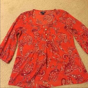 NWOT Old Navy Paisley Top
